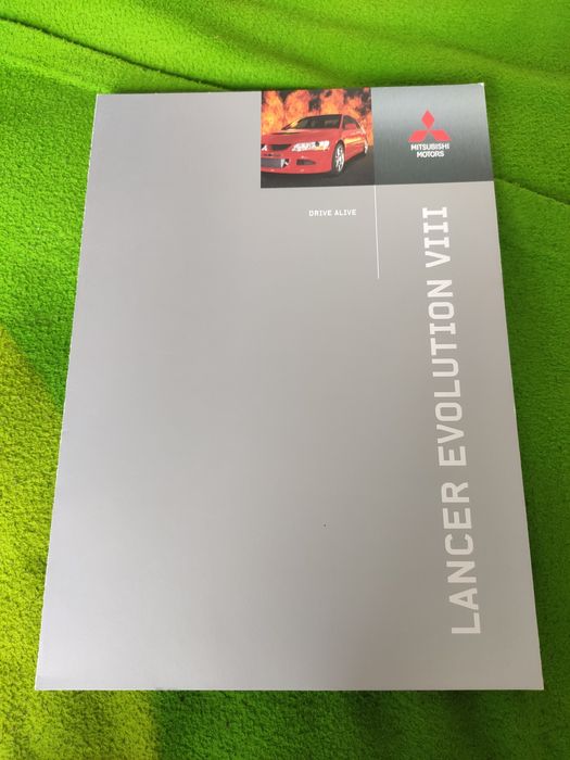 Broszura mitsubishi lancer evolution viii