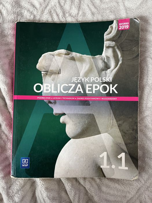 komplet podręczników do klasy 1 od języka polskiego, oblicza epok
