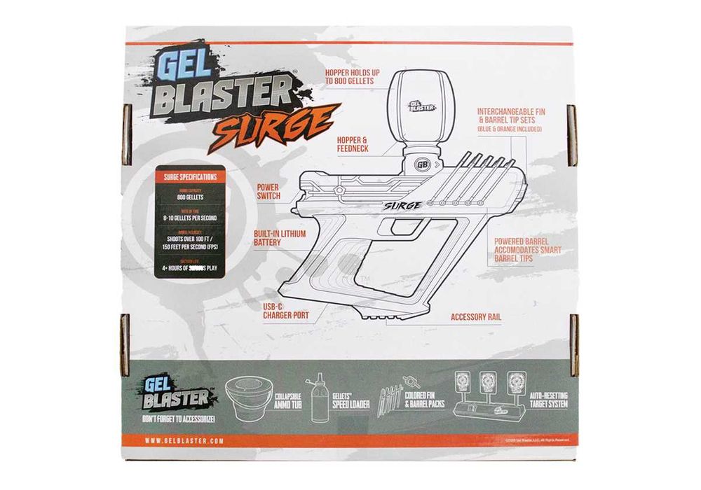 Paintball MARCADORA GEL BALL - Gel Blaster SURGE *Envío Gratis.