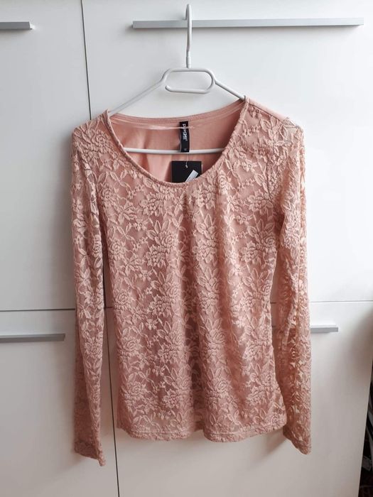 Bluzka nowa XS koronka, tania wysyłka olx