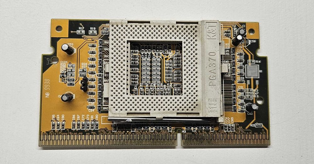 Adapter Slot 1 na Socket 370 Retro PC