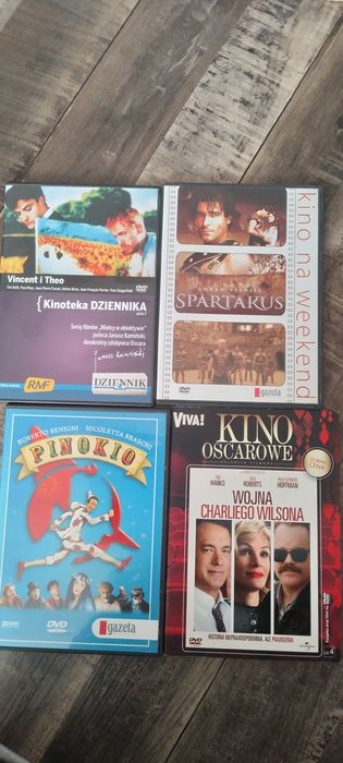 Zestaw czterech filmów na dvd