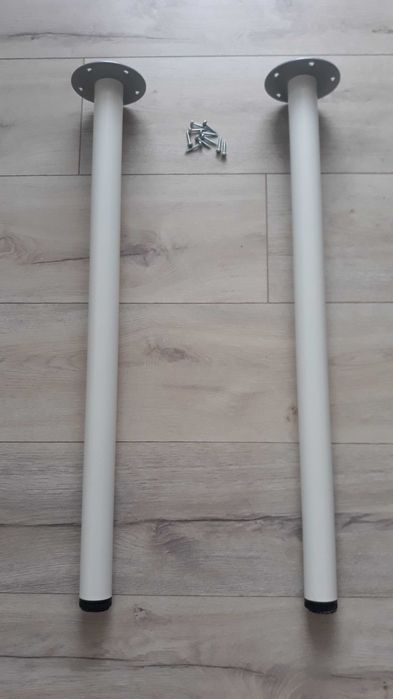 nogi ikea adils białe