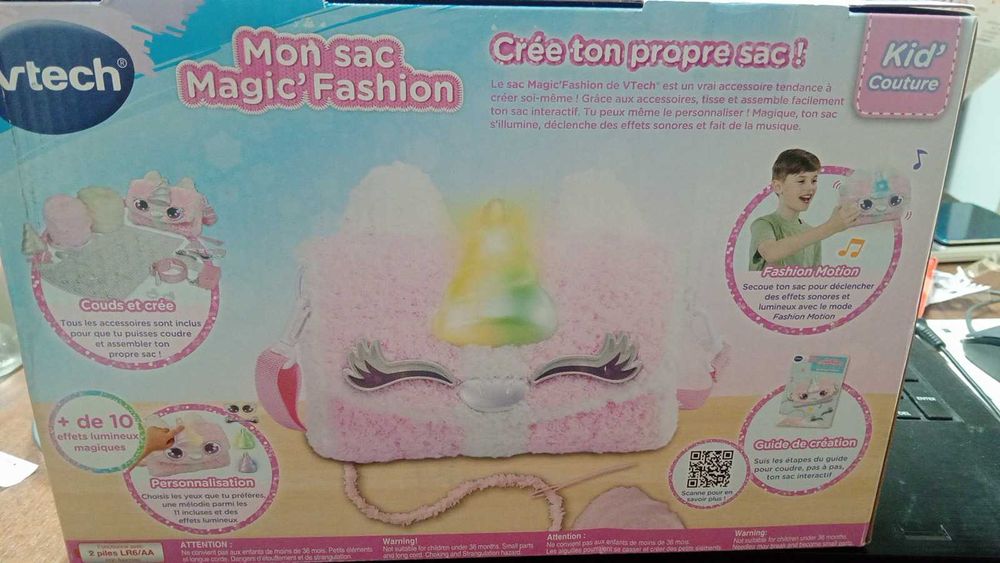 Mala Interativa Unicórnio VTech Kid Couture Mon Sac Magic Fashion (Novo)
