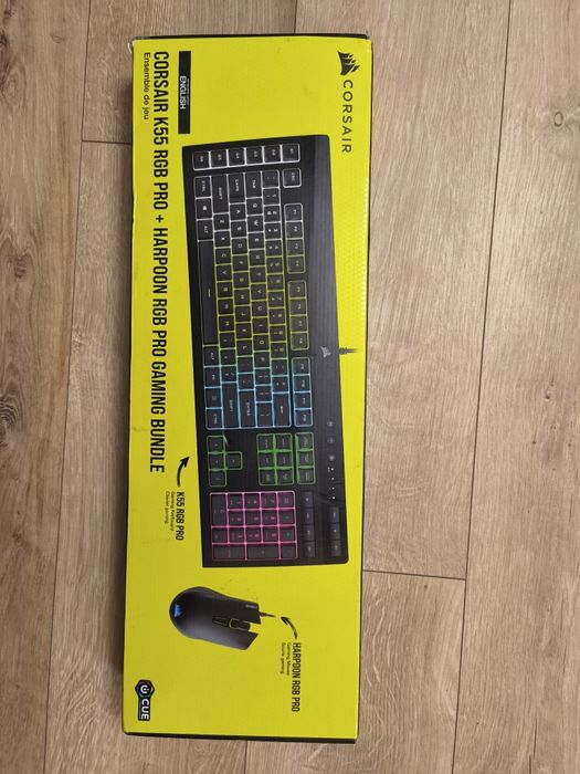 Nowy zestaw Klawiatura Corsair K55 Pro+ mysz Harpoon RGB Pro