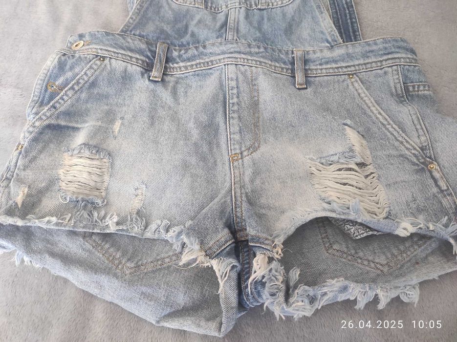 Rybaczki Ogrodniczki na lato krótkie Mohito Premium Jeans 40