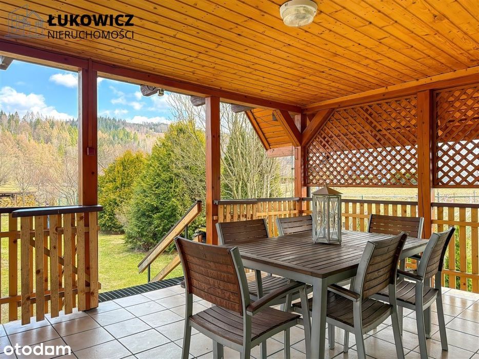 Przestronny dom, duży taras, widok na góry, Ujsoły