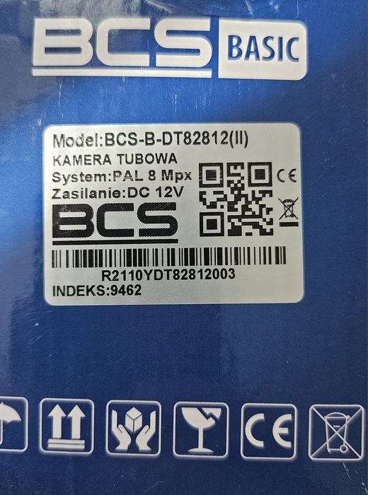 Kamera Tubowa BCS 4w1 8MPix 12szt