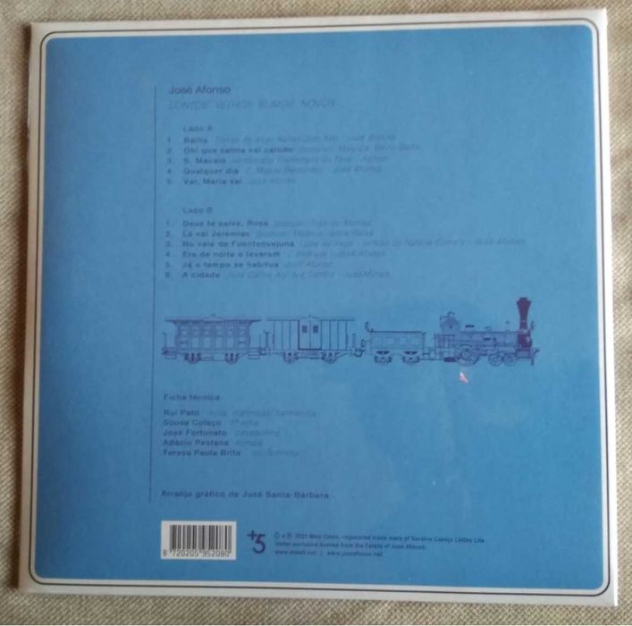 Vinil José Afonso contos velhos rumos novos NOVO e Selado