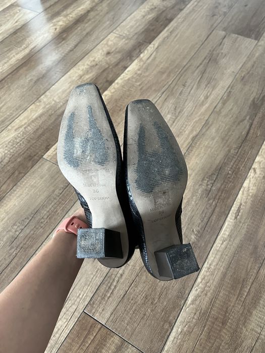 Botki na obcasie top shop