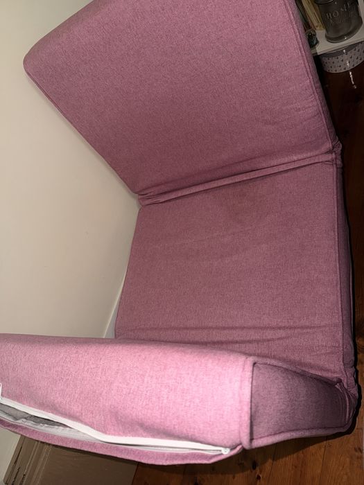 Sofá Cama Solteiro Rosa