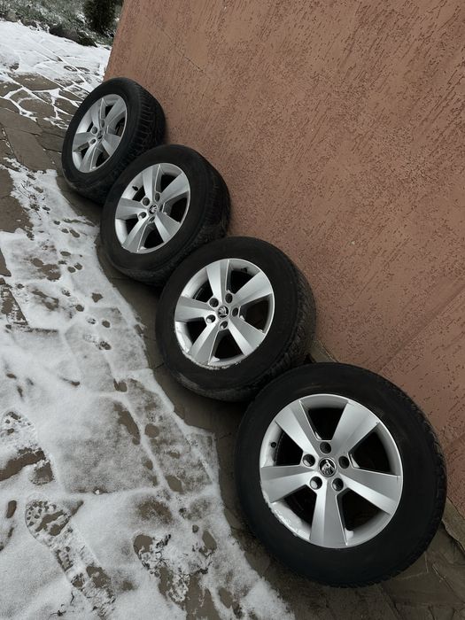 Комплект диски с резиной на Skoda