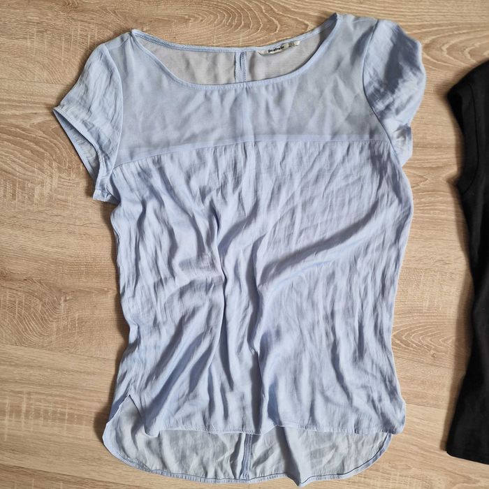 Zestaw 3 bluzek: Guess, Armani Exchange, Stradivarius, r.XS