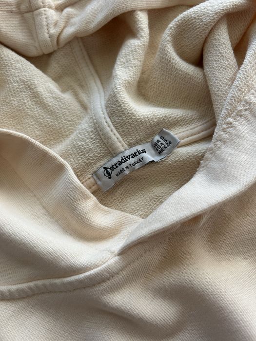 Beżowa bluza Crop top krótka stradivarius S