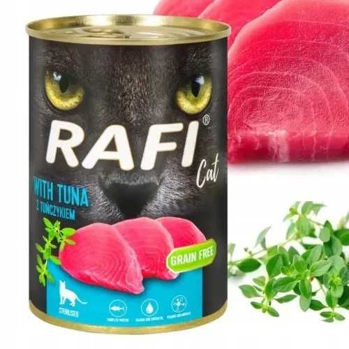Puszka Rafi kot 12x400g mix