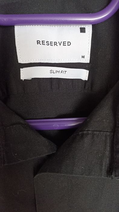 Koszula czarna Reserved slim fit M