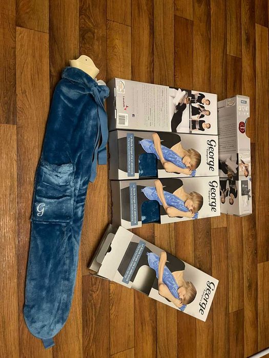 грілка велика з плюшевим чохлом