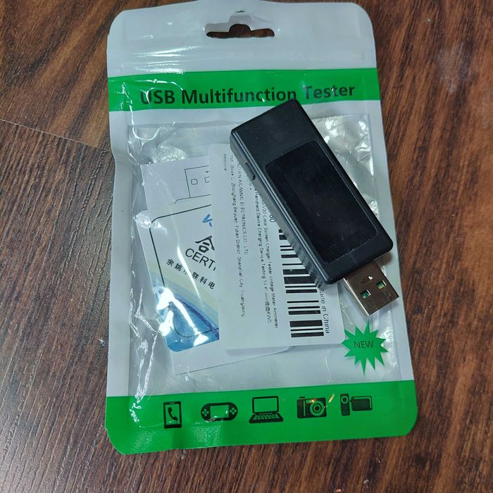 Универсальный USB 3.2 Юсб тестер 4в1 до 6.5А с памятью и поддержкой PD