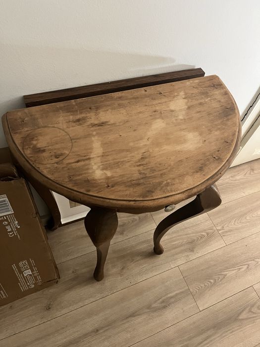 Mesa de apoio madeira vintage