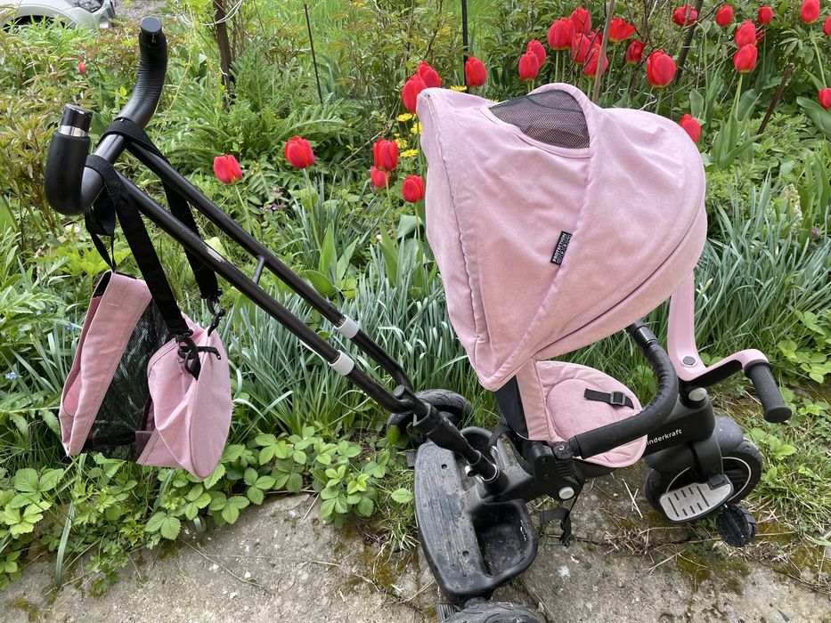 Трехколесный велосипед Kinderkraft Easytwist Mauvelous Pink