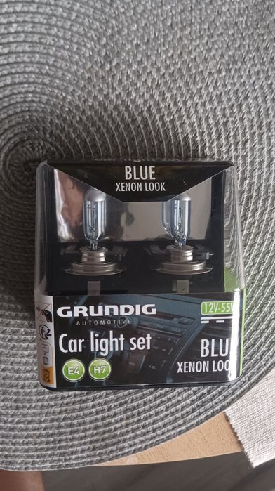 Żarówki H7 Grundig 12v z homologacją Xenon look