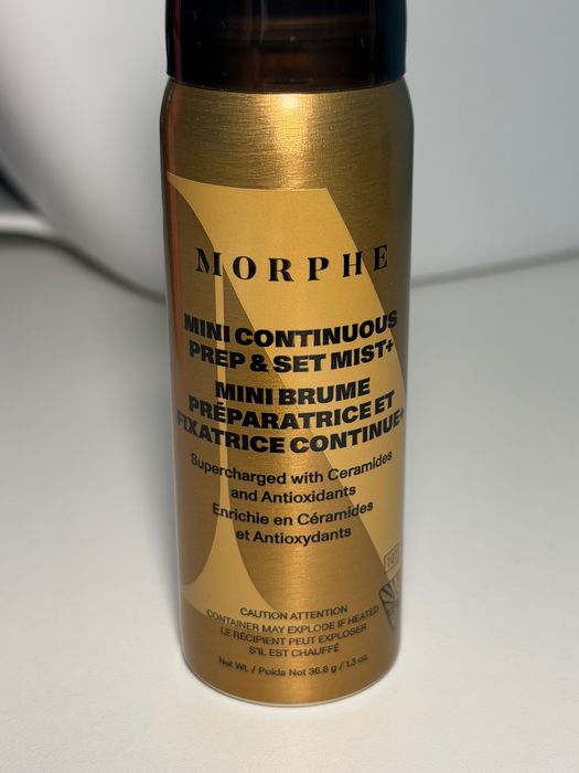 Morphe Mini Continuous Prep and Set Mist+ 36.8g spray fiksujący