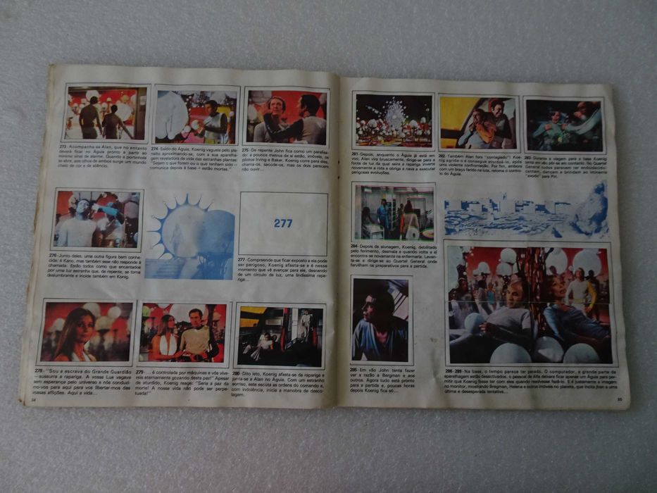 Caderneta de cromos Espaço 1999 (Faltam 25 cromos)
