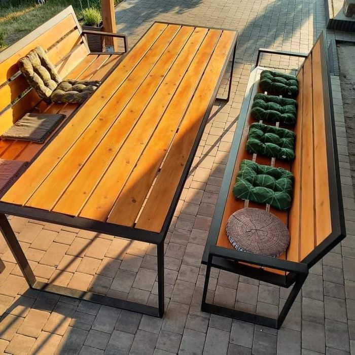 Nowoczesne meble ogrodowe tarasowe LOFT