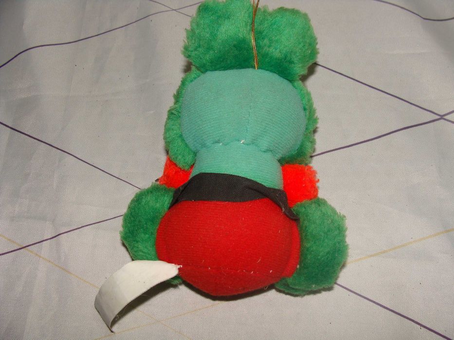 Diversos Peluches -Urso Roxo, Coelho Verde, Macaco Vermelho