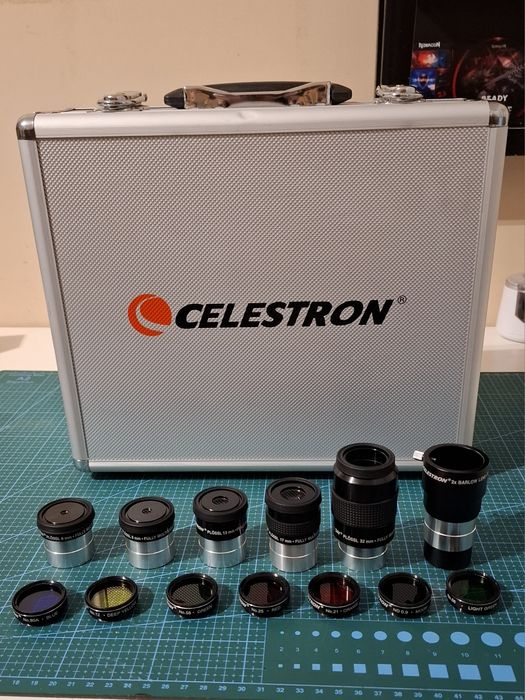 Zestaw filtrów i okularów Celestron 1,25"