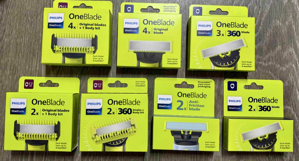 Леза насадки для бритви Philips One Blade Голандія!