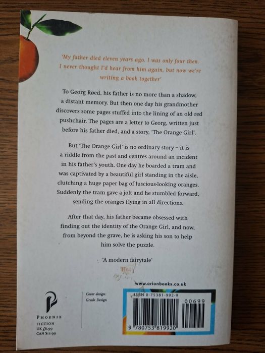 Jostein Gaarder - The Orange Girl,