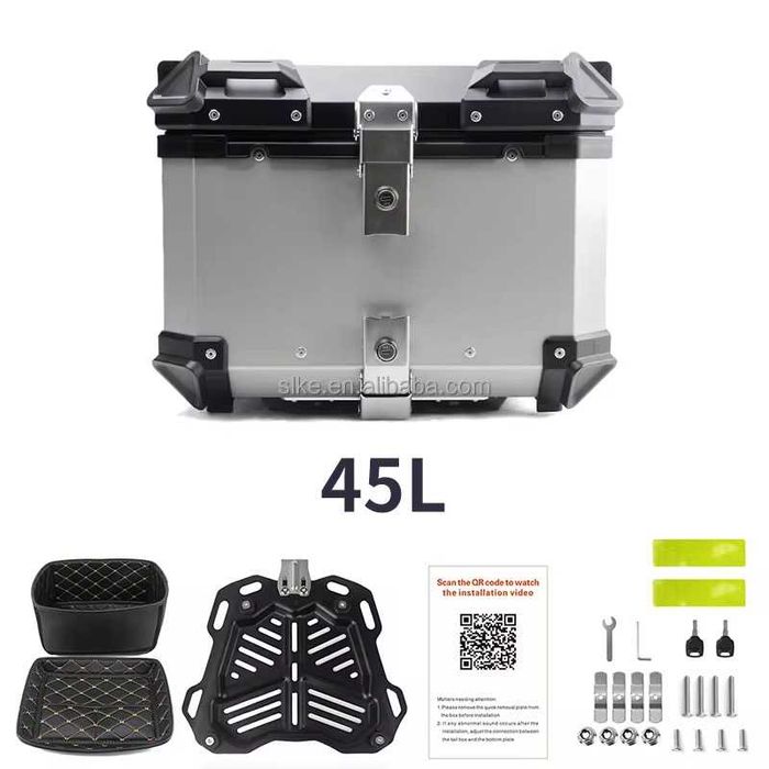 NOWY! Kufer aluminiowy motocyklowy 45l + płyta BMW R1250GS R1200GS F850 F750