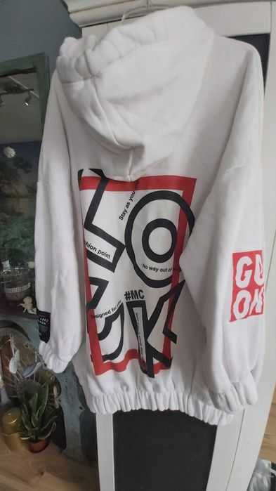 Bluza długa płaszczyk dresowy