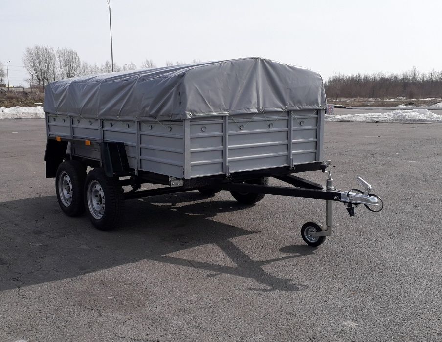 Причіп Двохосний Кремінь+Коріда-Тех. Розстрочка без%! Причеп легковий