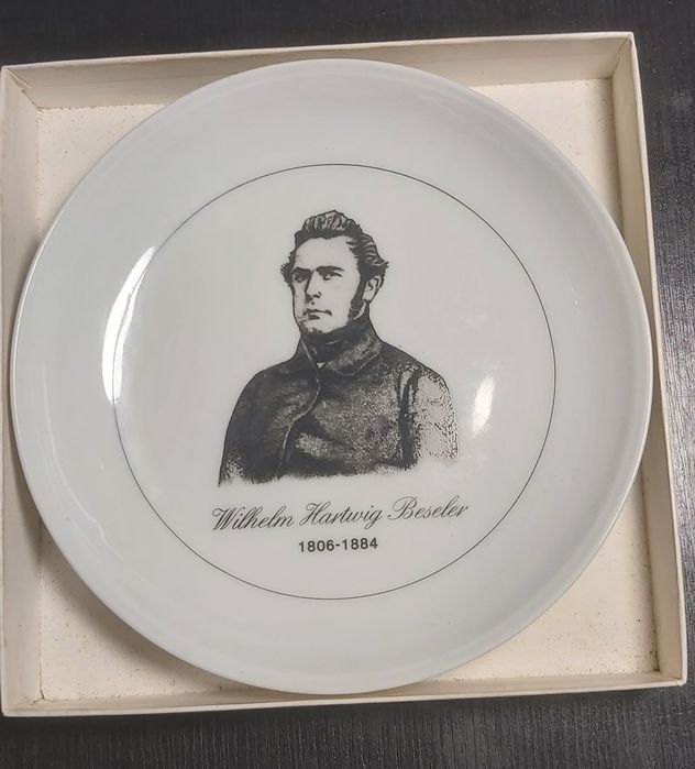 Kolekcjonerski talerz Wilhelm Hartwig Beseler – Fürstenberg, Niemcy 19