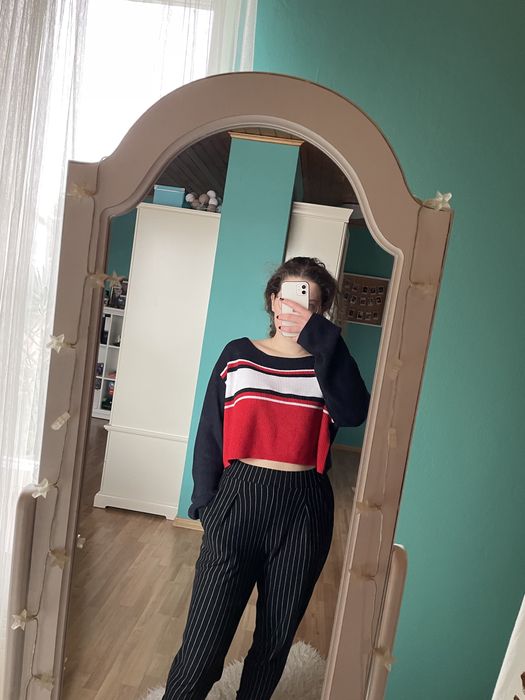 sweter croptop h&m