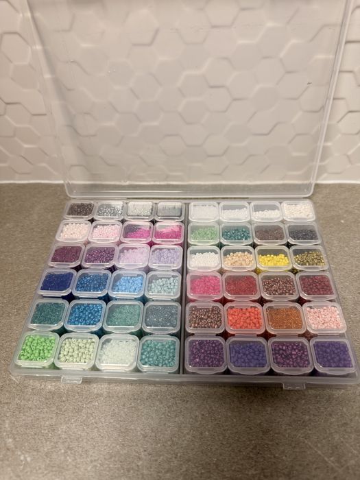 Nowy duży zestaw koralików do robienia bransoletek