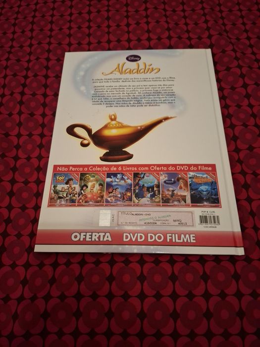 Livro + DVD do filme Aladino