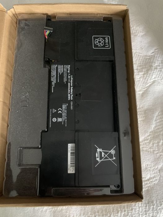 baterias para LENOVO HP E TOSHIBA novas na caixa E cady para discos