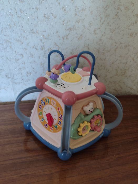 Дитячий розвиваючий ігровий центр автобус бінокль брязкальця