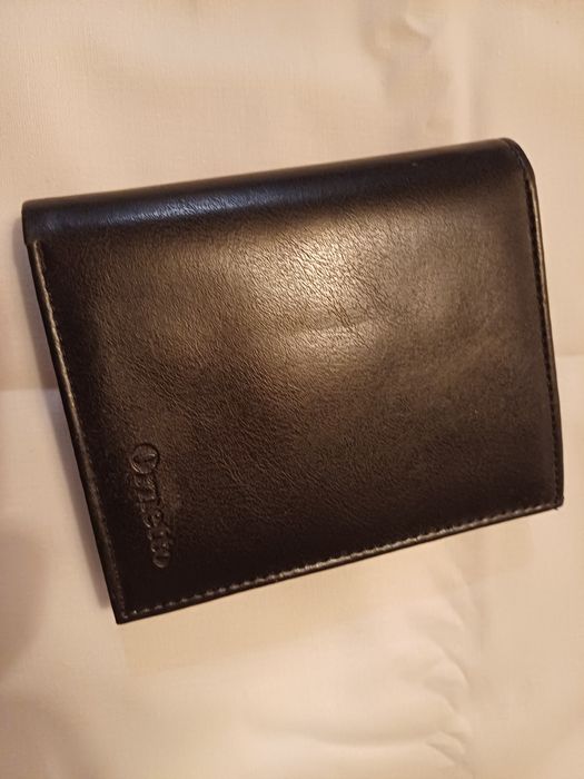 Portfel męski czarny nieużywany eko skórka