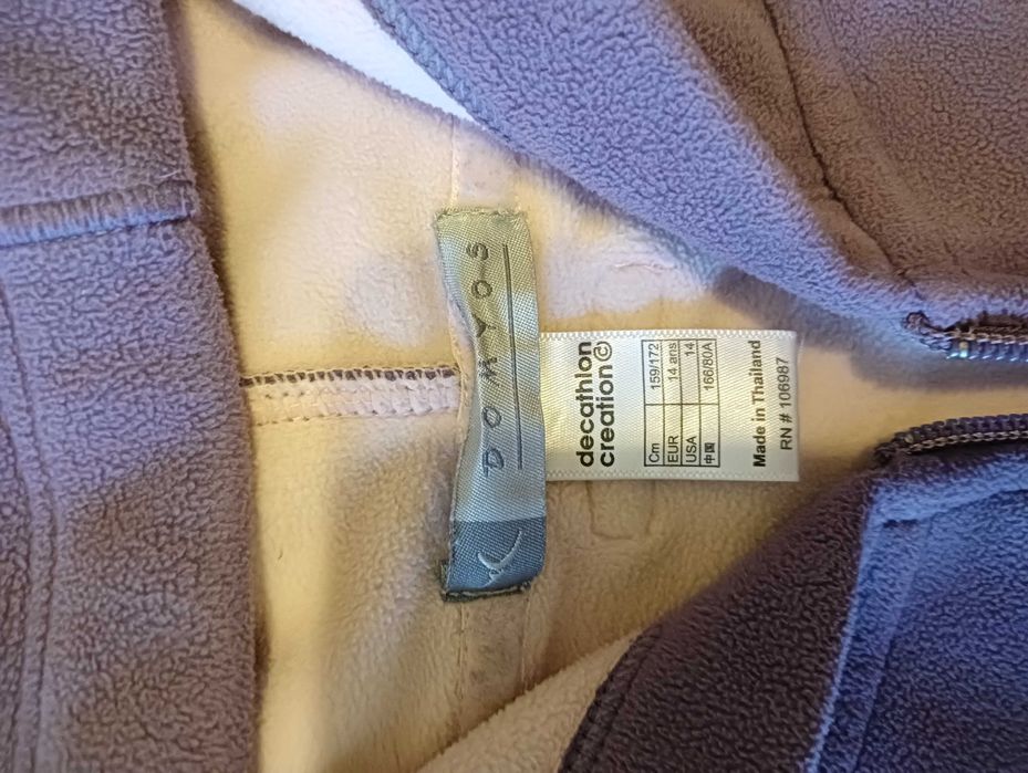 Флисовая кофта для девочки