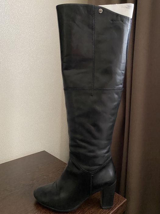 Сапожки шкіряні весна