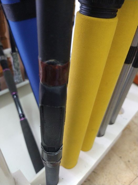 Cana de pesca simano e lineaeffe.