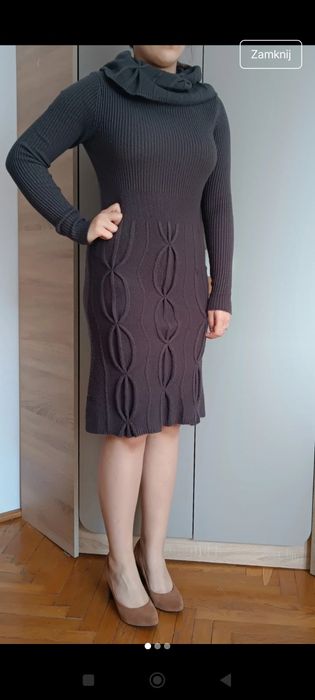Sukienka z dzianiny