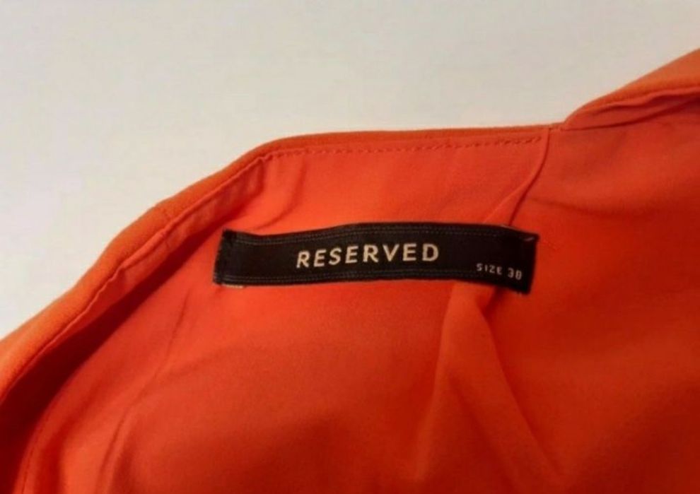 Pomarańczowa sukienka Reserved