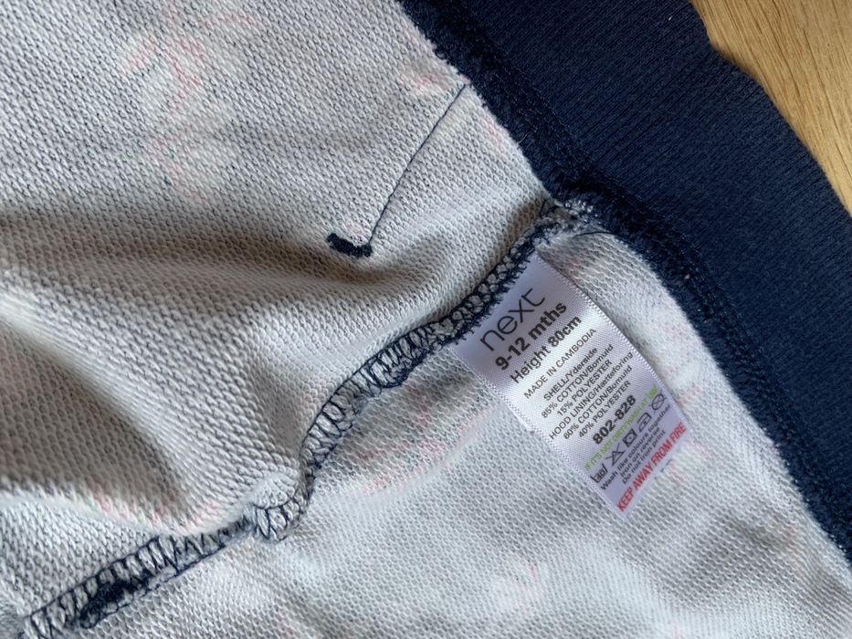 Next Bluza dziewczęca dla dziewczynki rozpinana 80