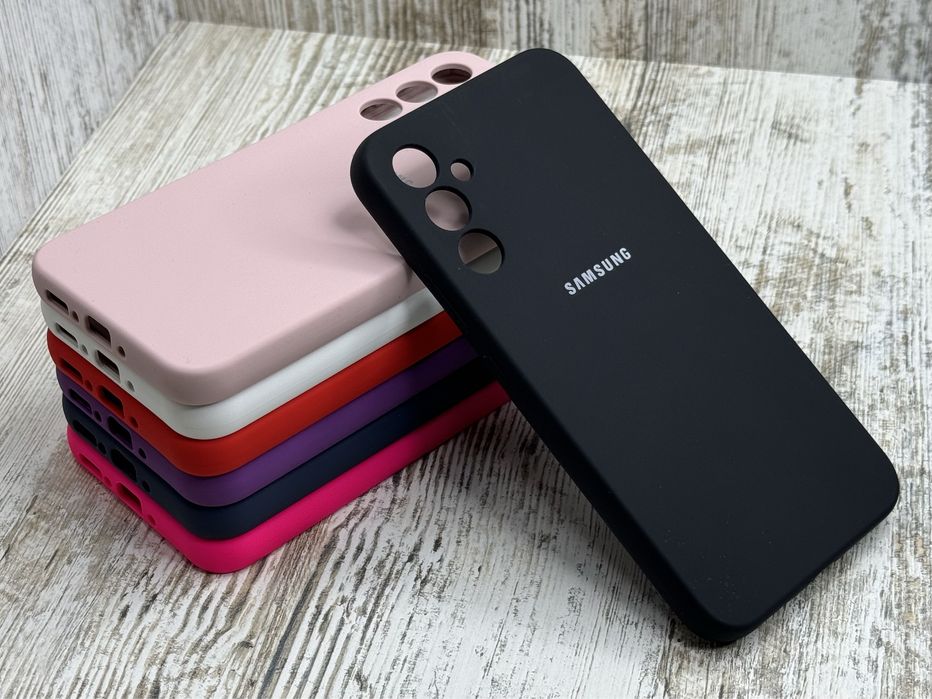 ‼️ Чехол софттач Silicone Case лого на Samsung A24/ A34/ A54 Чохол