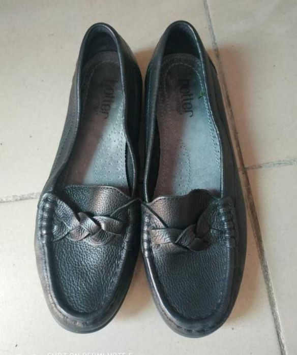 Макассины Hotter кожаные